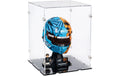 Acryl-Display LEGO 43014 F1 Piastri Helm Mit schwarzem Boden