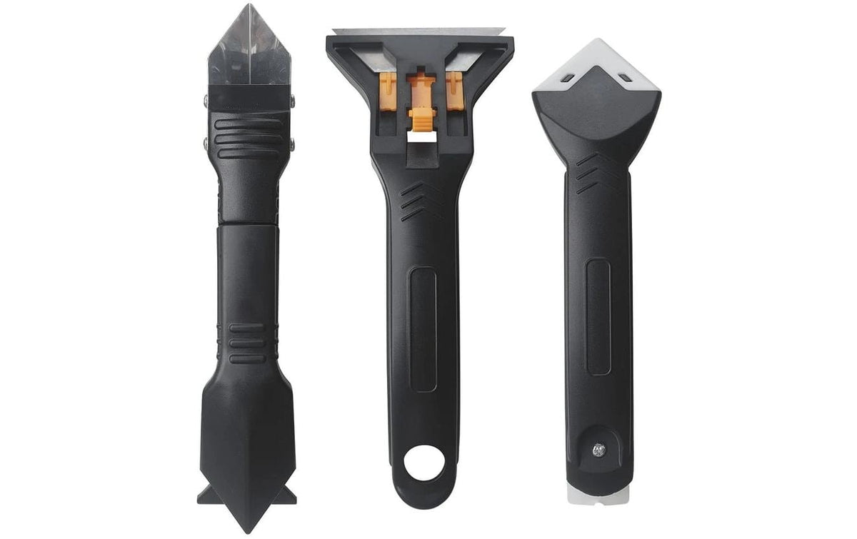 EASYmaxx Silikonentferner Set 8-Teilig Schwarz Weiss