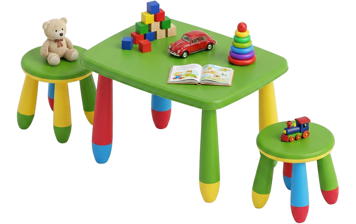 Relaxdays Kindersitzgruppe 3-teilig Bunt
