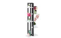 Relaxdays Pflanzenregal mit 5 Ablagen H x B x T: ca. 117 x 43 x 22 cm/Schw./We.