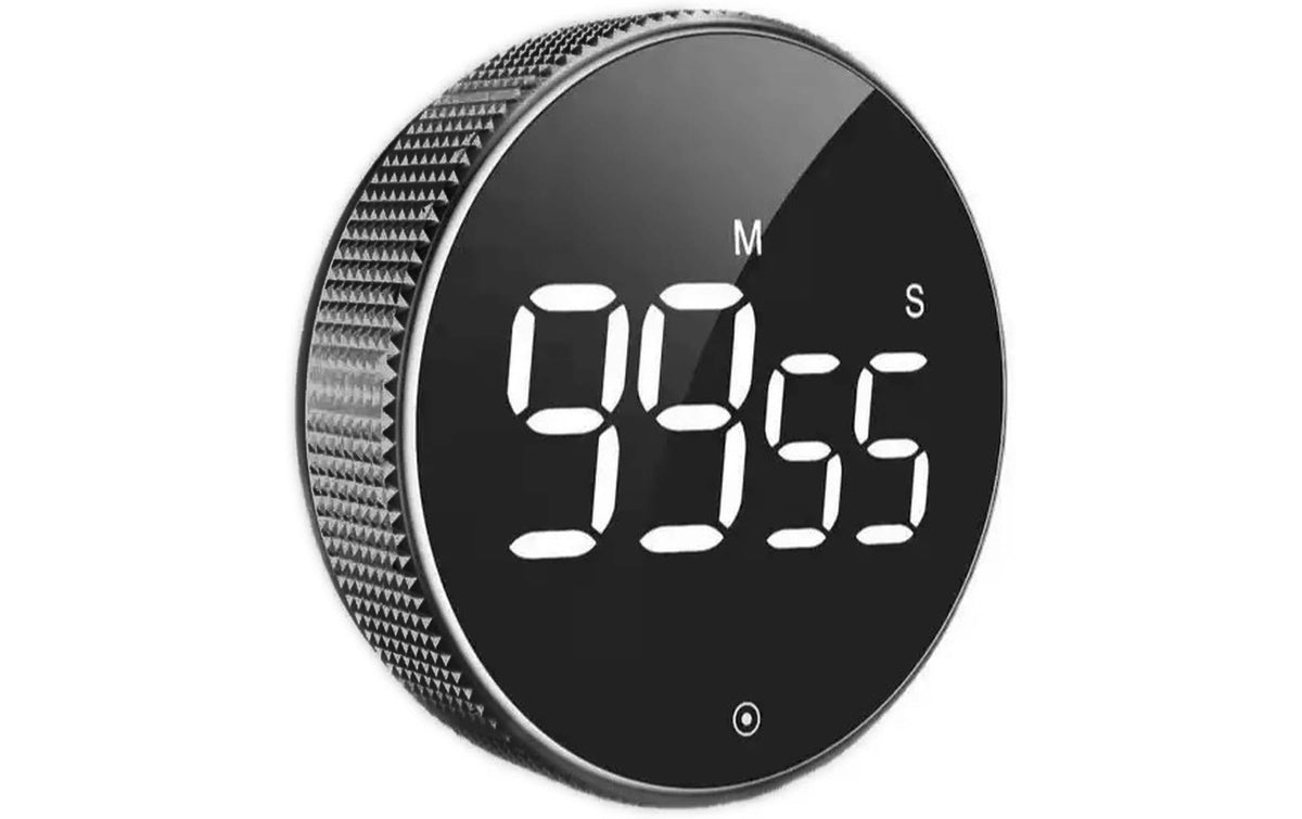 Relaxdays Digitaler Küchentimer Schwarz
