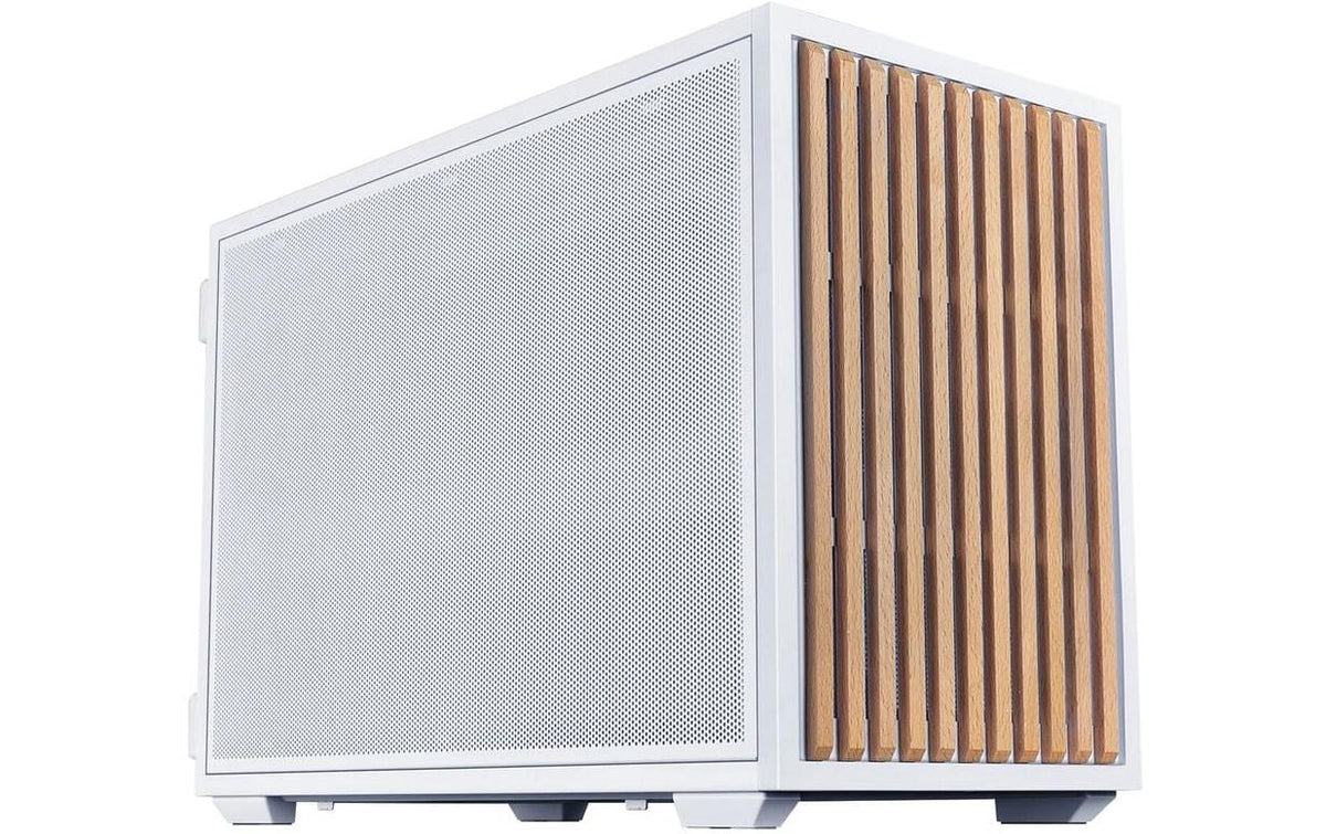 Lian Li PC-Gehäuse Lian B4 Wood B4-mATX Micro-ATX Case - Weiss