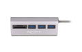Delock USB Hub 3 Port, 5 Gbps, SD und Micro SD Card Reader