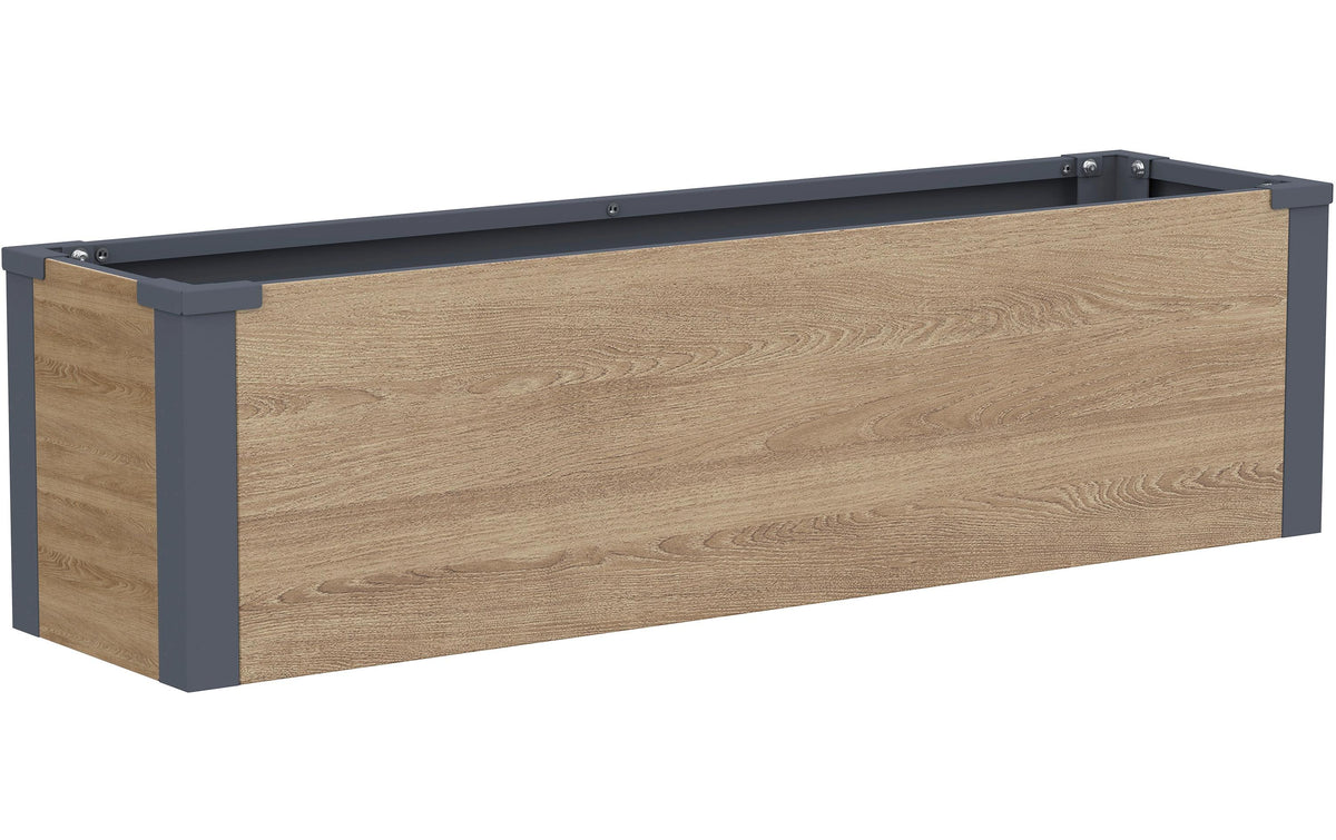 Westmann Pflanzkasten Talus M Holzoptik 25x100x27cm