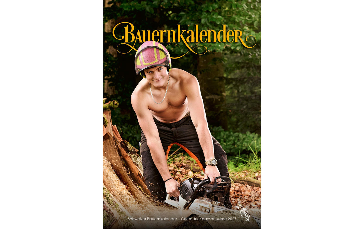 Calendaria Bauernkalender 2027 Boys 48 x 33 cm