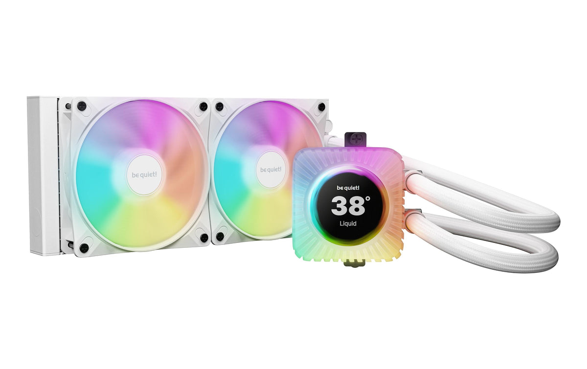 Wasserkühler be quiet! Light Loop 240 LCD kompatibel zu Intel/AMD, 2x 120mm Radiator
