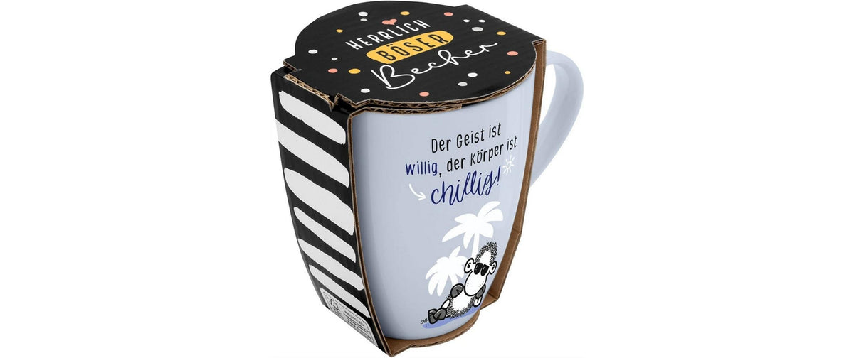 Sheepworld Becher Chillig L: 8,3 cm, B: 12 cm, H: 10,7 cm