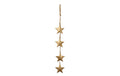 COCON Kette mit 4 Sterne, gold antik Eisen, 9 x 0.8 x H65cm