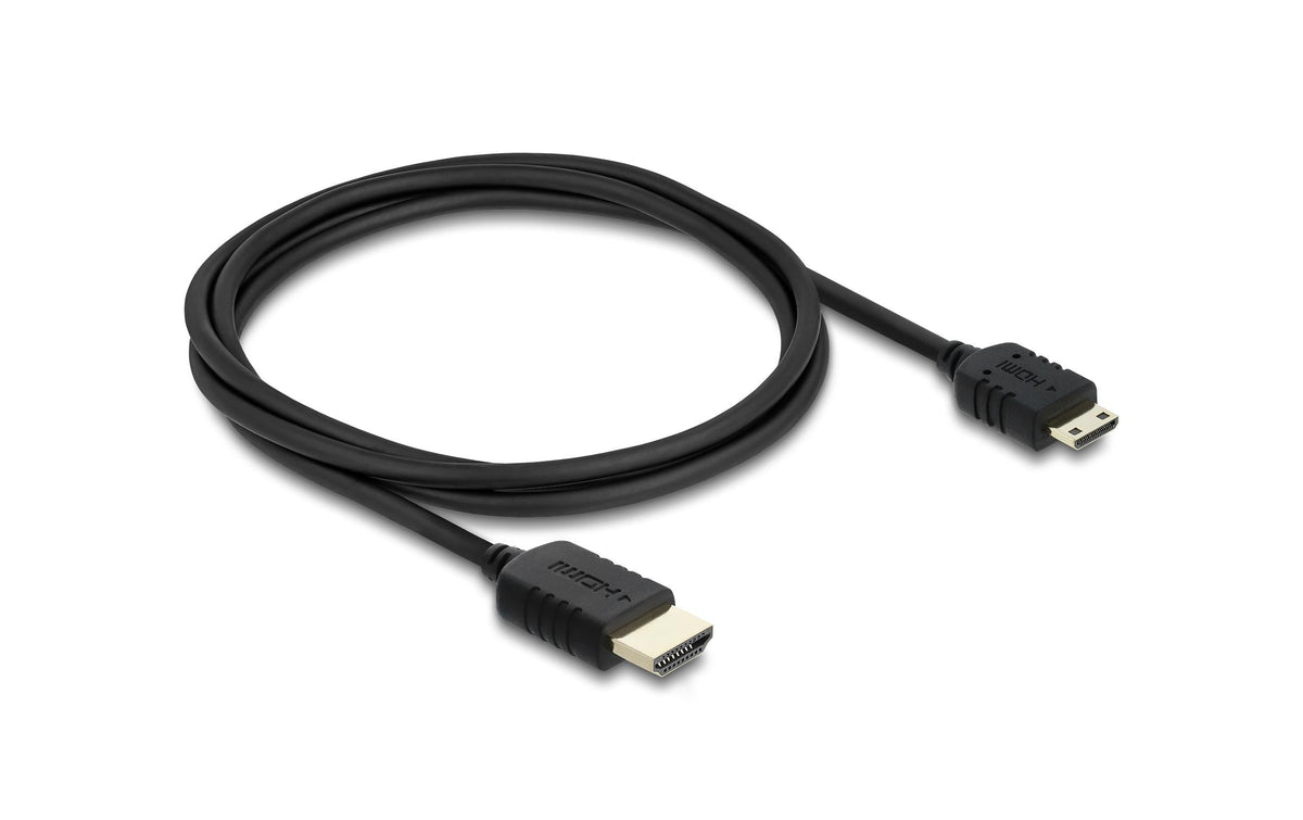 Delock HDMI Kabel HDMI Stecker zu Mini HDMI Stecker, Koaxial