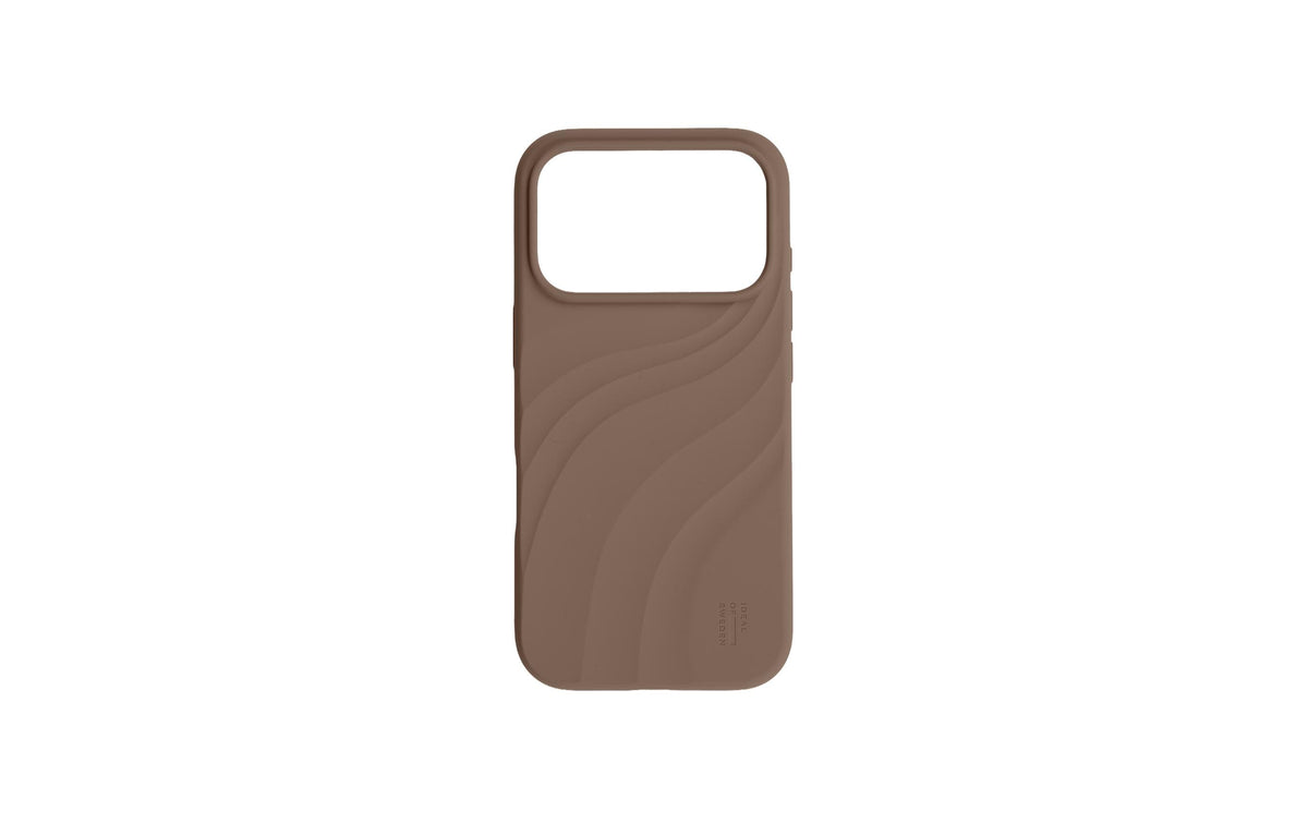 IDOS Swirl Silicone Case MagSafe IP  17, Salted Caramel