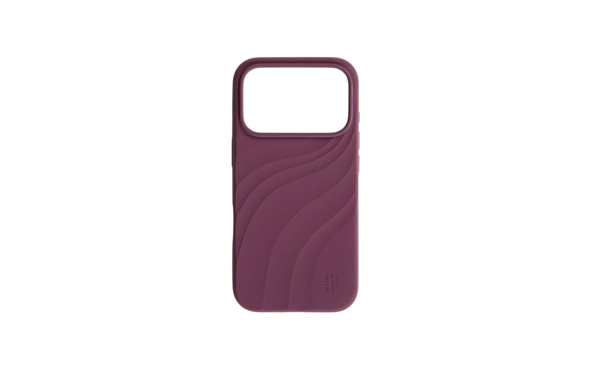 IDOS Swirl Silicone Case MagSafe IP  17, Velvet Plum