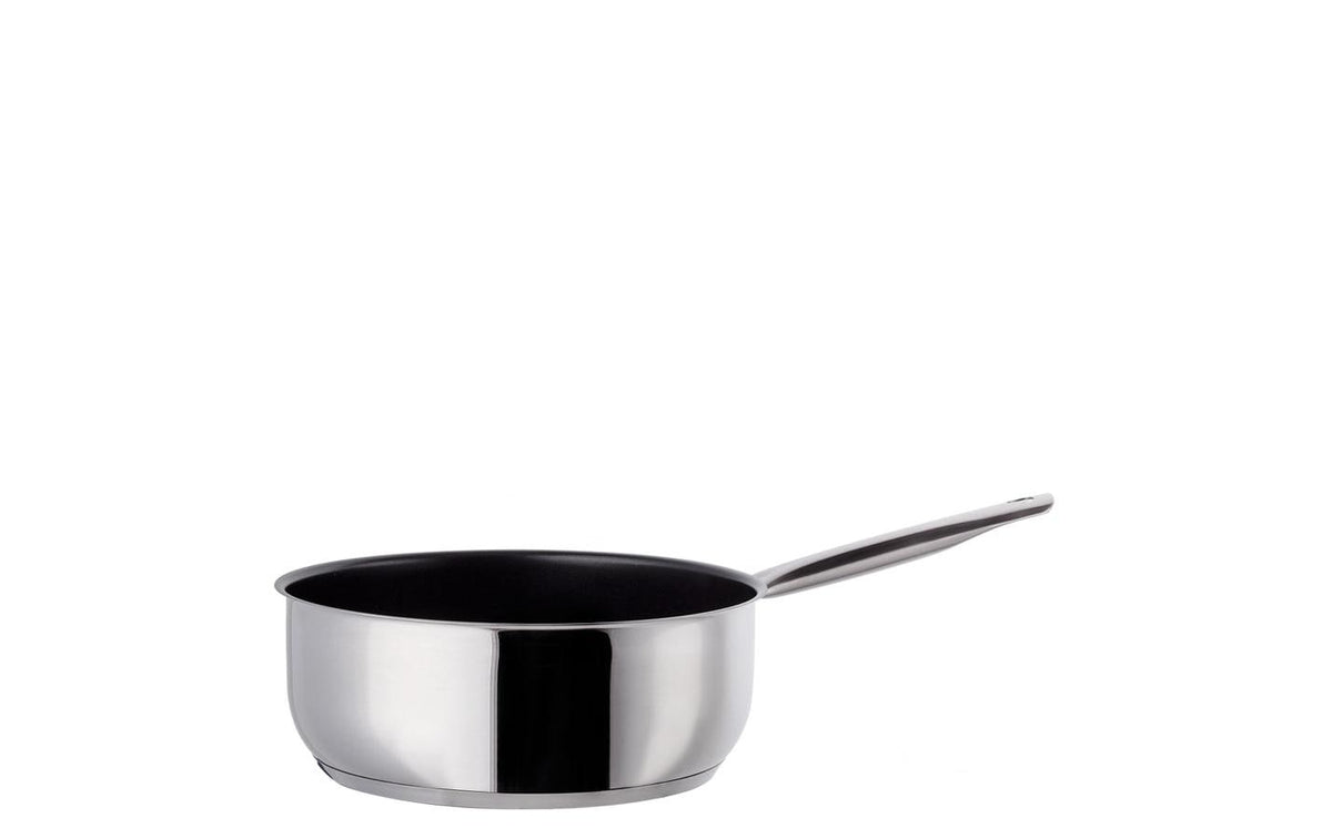 Lunasol Saturn Sauteuse / Wok 24cm Silbergrau