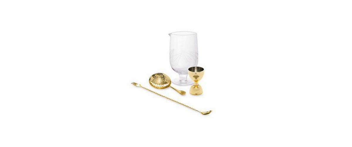 Speakeasy Mixing Set Gold 4-teilig