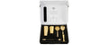 Speakeasy Cocktail Tools Boxed Set Gold Stainless Steel