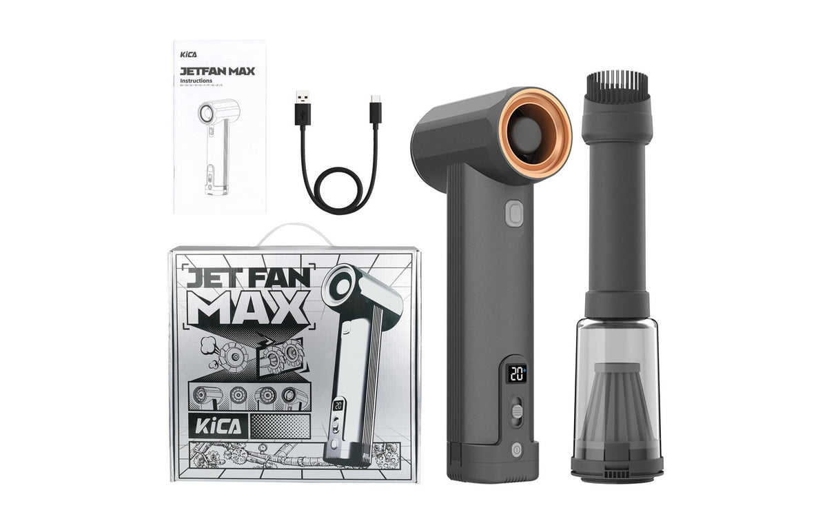 KiCA Jet Fan Max Vacuum Kit Schwarz