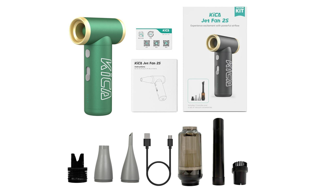 KiCA Jet Fan 2S Vacuum Kit Grün