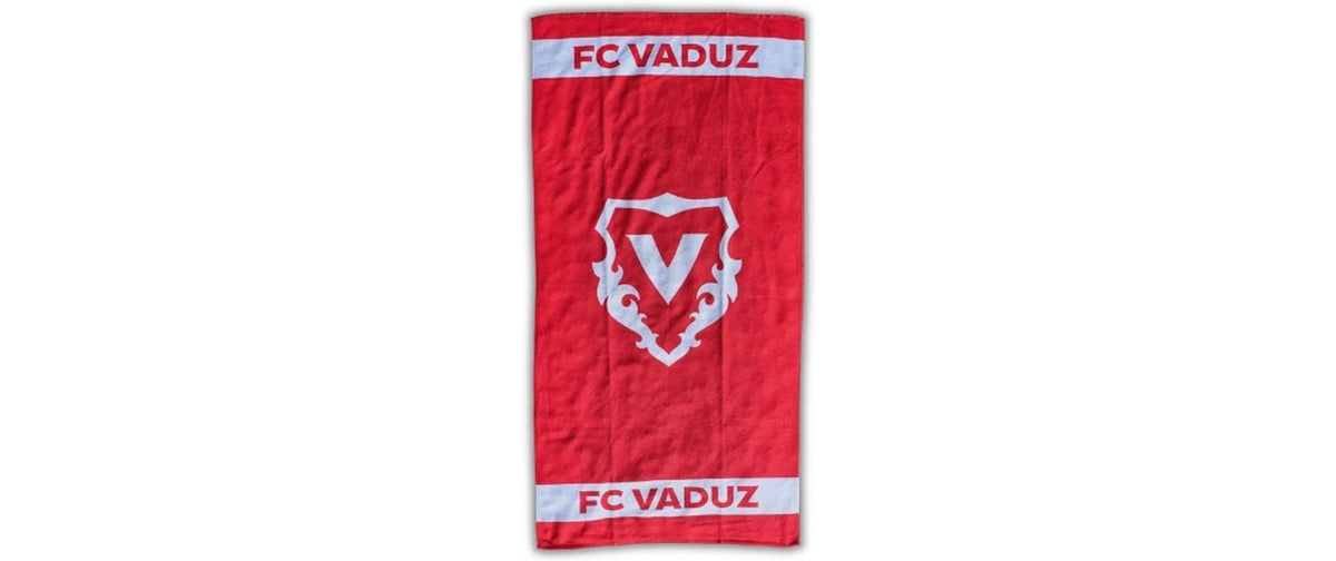FC Vaduz Badetuch Farbe: Rot-Weiss