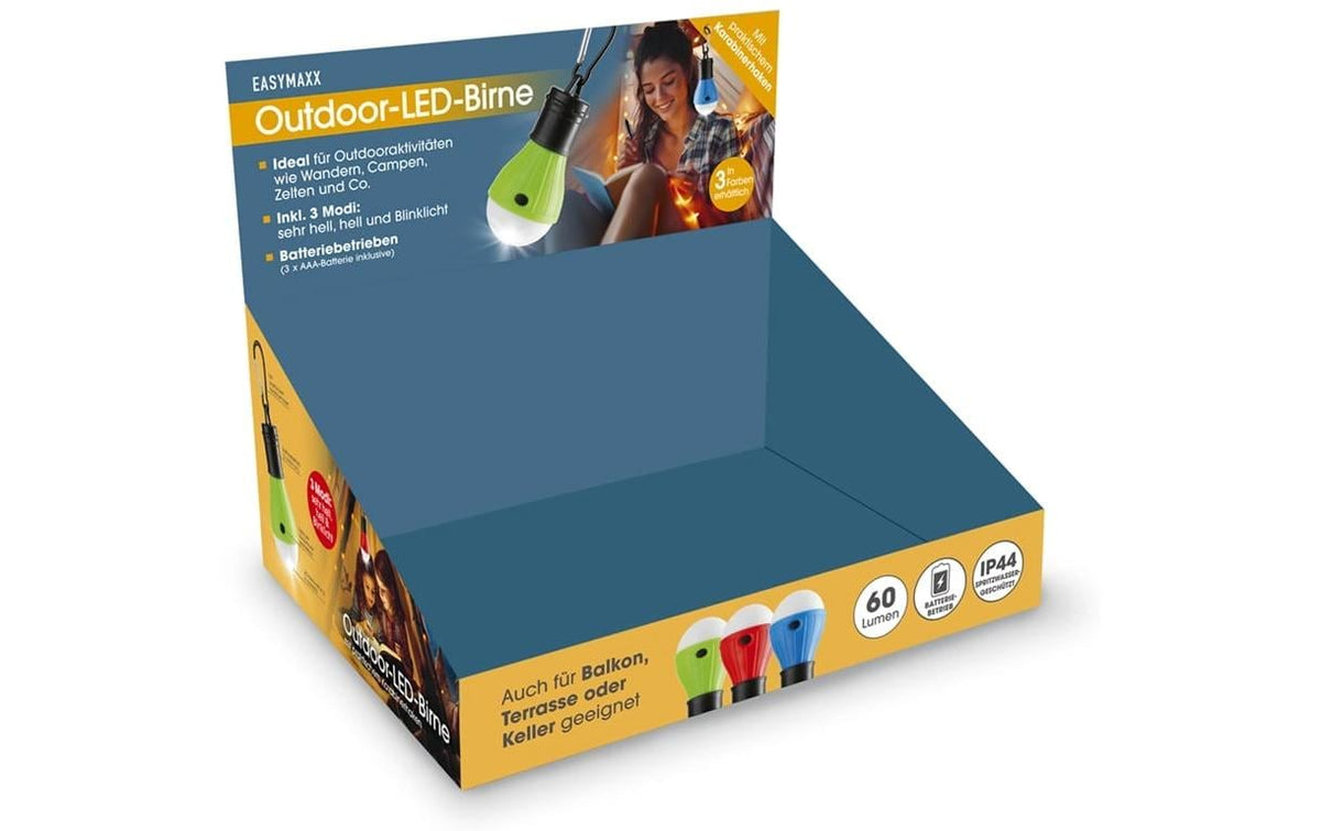EASYmaxx LED-Leuchte 1,5V Outdoor 4x rot 4x grün 4x blau