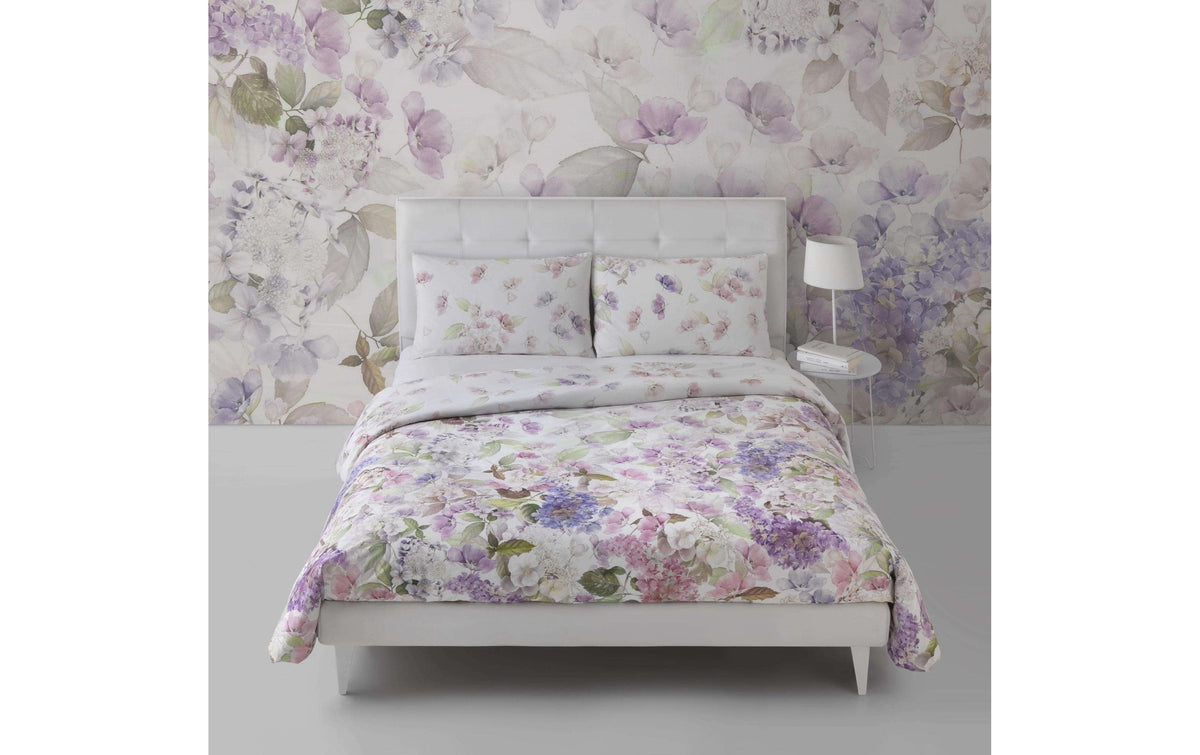 Mirabello Duvetbezug Hydrangea 160x240 cm, Satin, 100% CO
