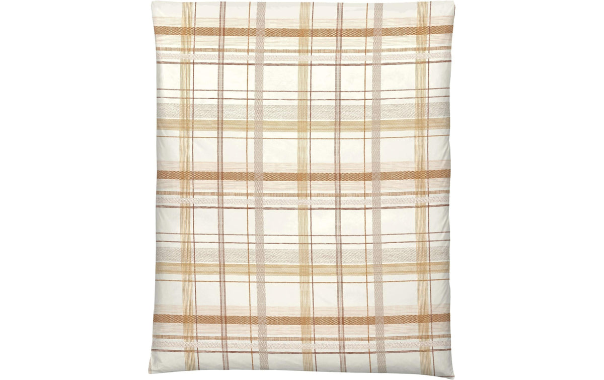 H.F. Duvetbezug Flanell Karo 160x210 cm, 100% Baumwolle