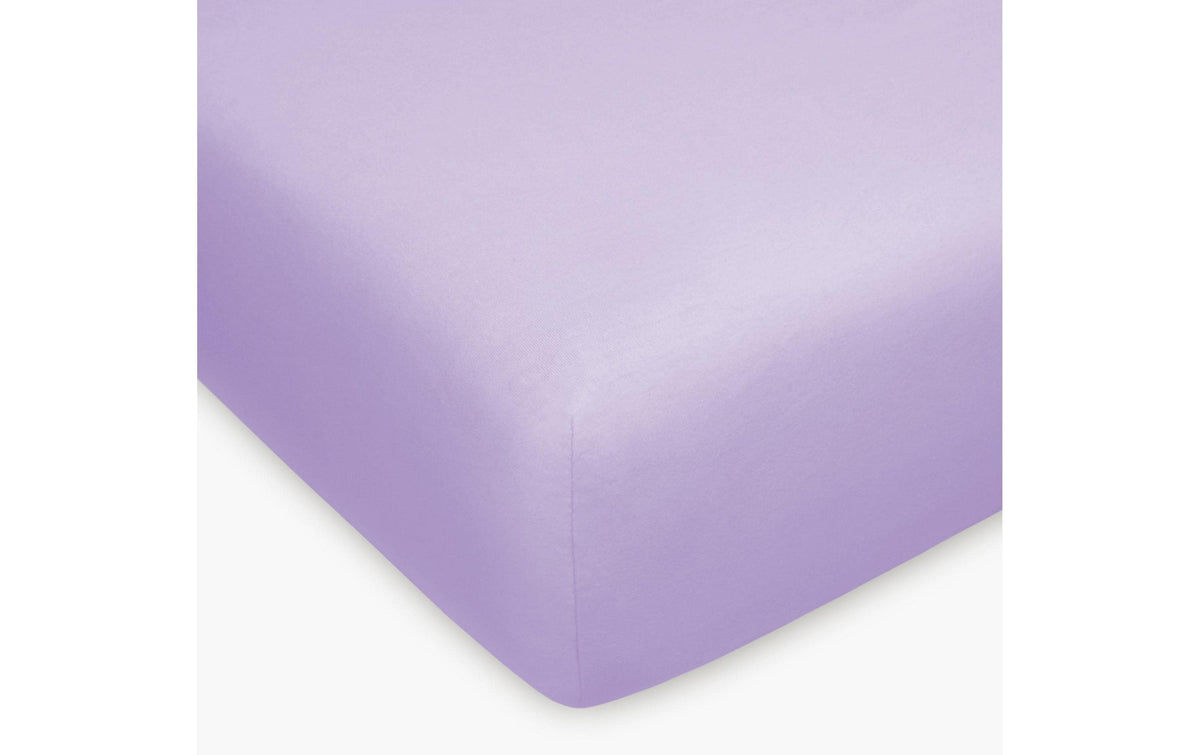 H.F. Fixleintuch Jersey,Flieder 90-100x200 cm, 100% Baumwolle