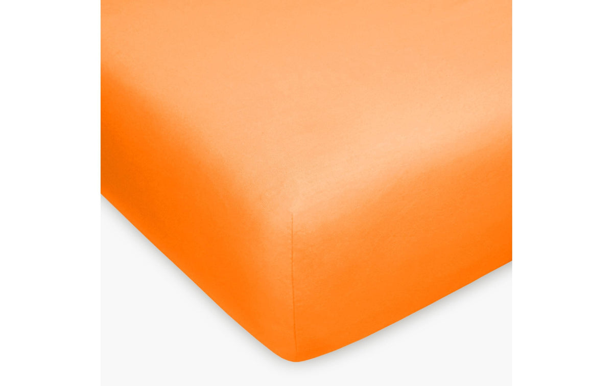 H.F. Fixleintuch Jersey,Orange 90-100x200 cm