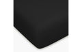 H.F. Fixleintuch Jersey,Schwarz 140-160x200 cm