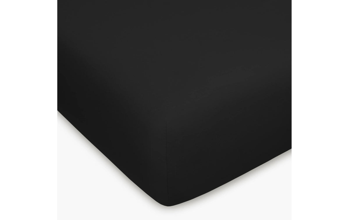 H.F. Fixleintuch Jersey,Schwarz 140-160x200 cm