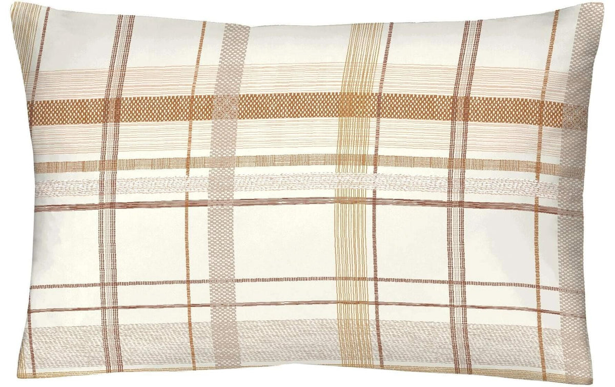 H.F. Kissenbezug Flanell Karo 50x70 cm, 100% Baumwolle
