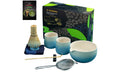 Teanagoo Matcha-Set, 9teilig mit Ausgiesschale, Hellblau