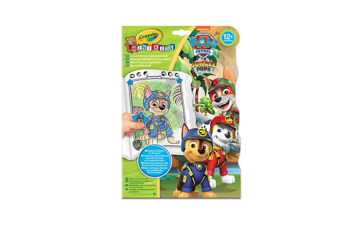 Crayola Mal/Stickerbuch Paw Patrol ab 12 Jahren
