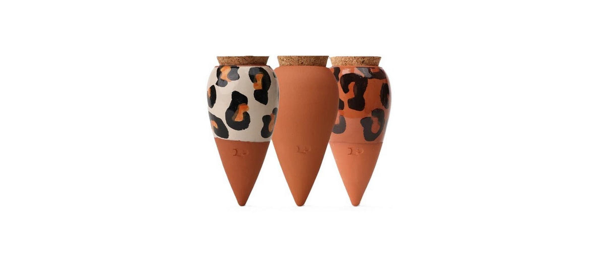 pepin Wasserspender Olla,3erSet Terracotta