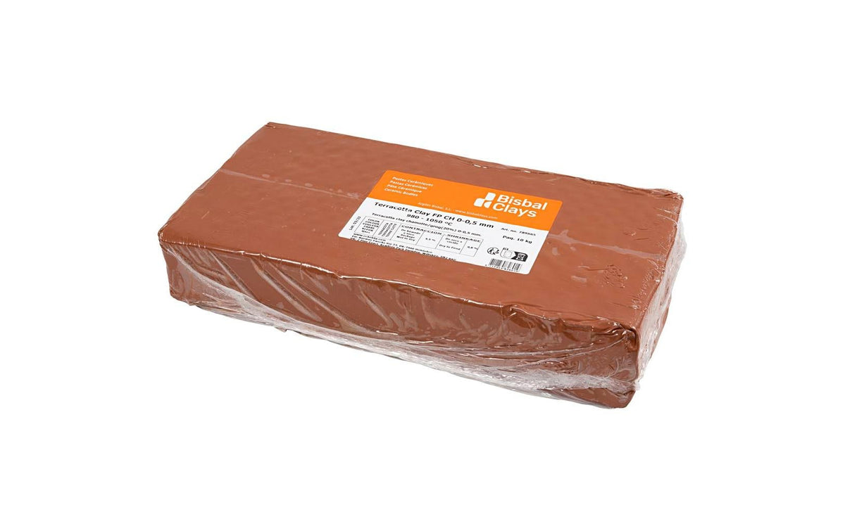 Creativ company Tonmasse mit Schamotte Rot, 10 kg