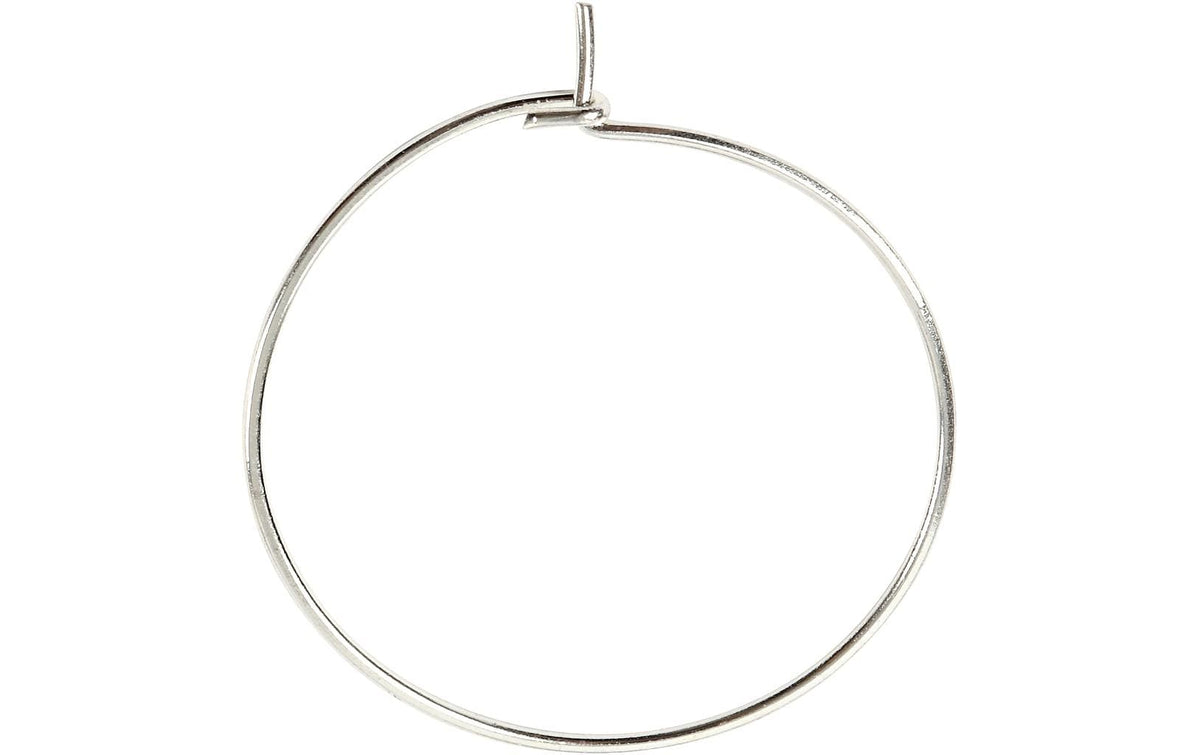 Creativ Company Creolen Versilbert Rund 20 mm
