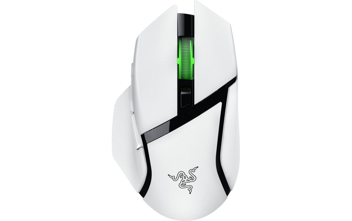 Razer Basilisk V3 X HyperSpeed Weiss, 9 programmierbare Tasten