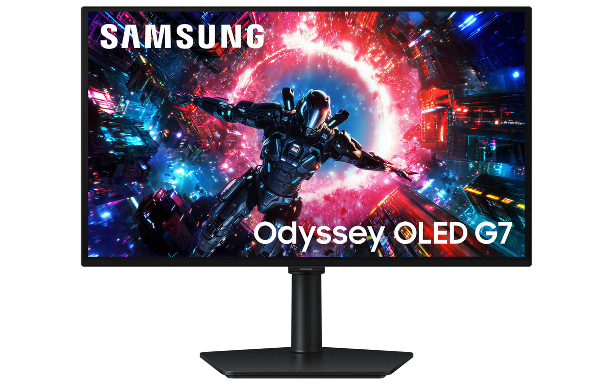 Samsung Odyssey G70SH, 27" flat, OLED 3840x2160, 165Hz, glare free, HDMI/DP