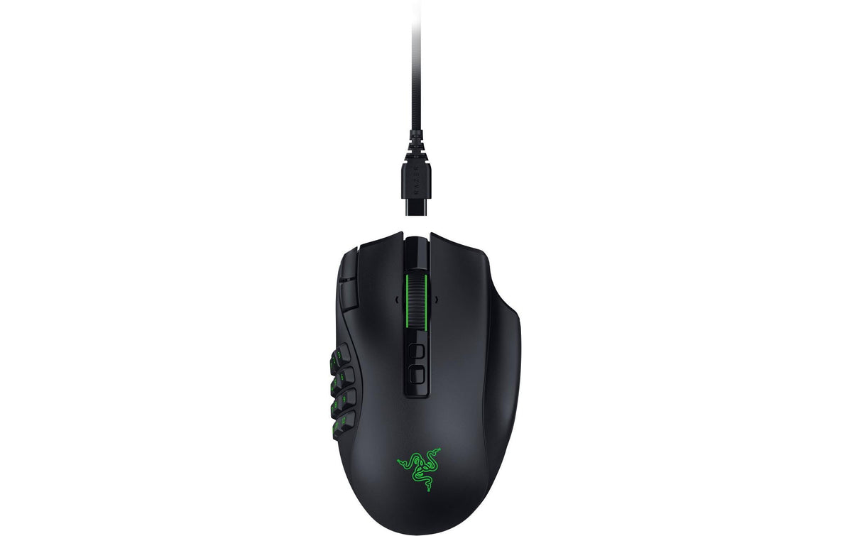 Razer Naga V3 Pro WL, BT, USB, 50000dpi, HyperScroll Tilt Rad