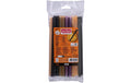 Zenker Trinkhalme Halloween Mehrfarbig 30 Stück, 10mm, schwarz, organge, violett