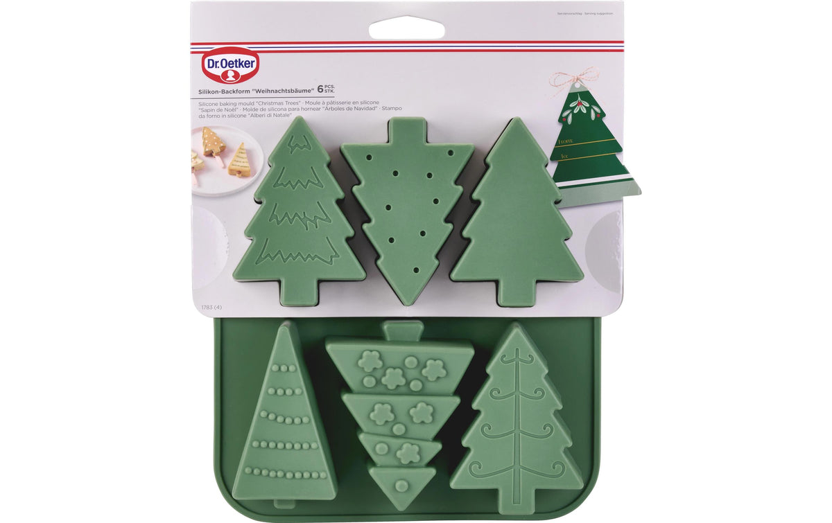 Dr. Oetker Holiday Joy Backform X-Mas 20x18.5x3.5cm, grün