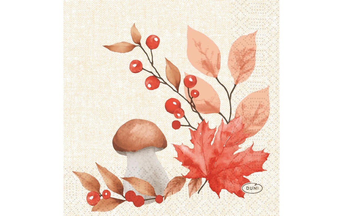 Duni Serviette Woodland 3-lagig 24x24cm, 50 Stk.
