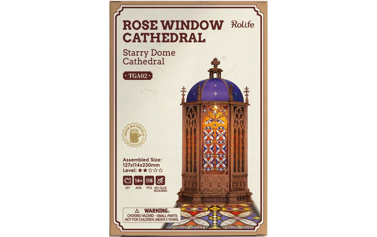 Rolife Starry Dome Cathedral 118-teiliges 3D-Modell mit Beleuchtung