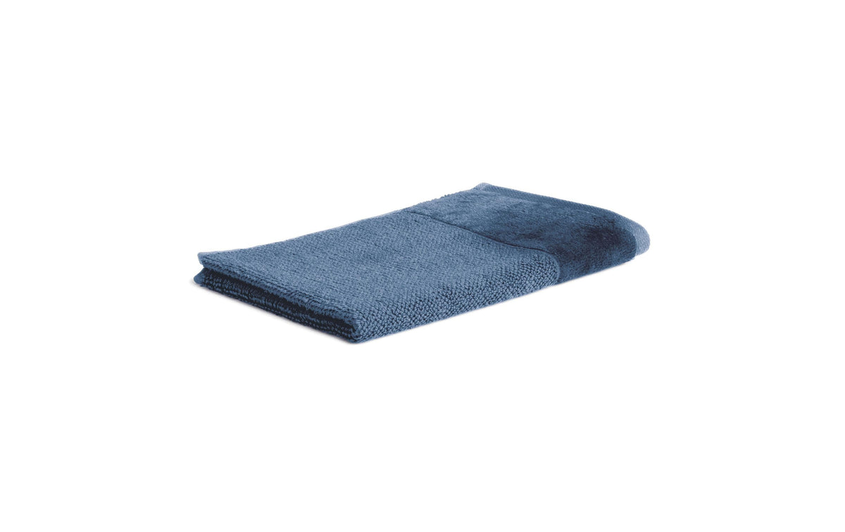 Möve Gästetuch Bamboo Luxe Uni 30 x 50 cm, Steelblue