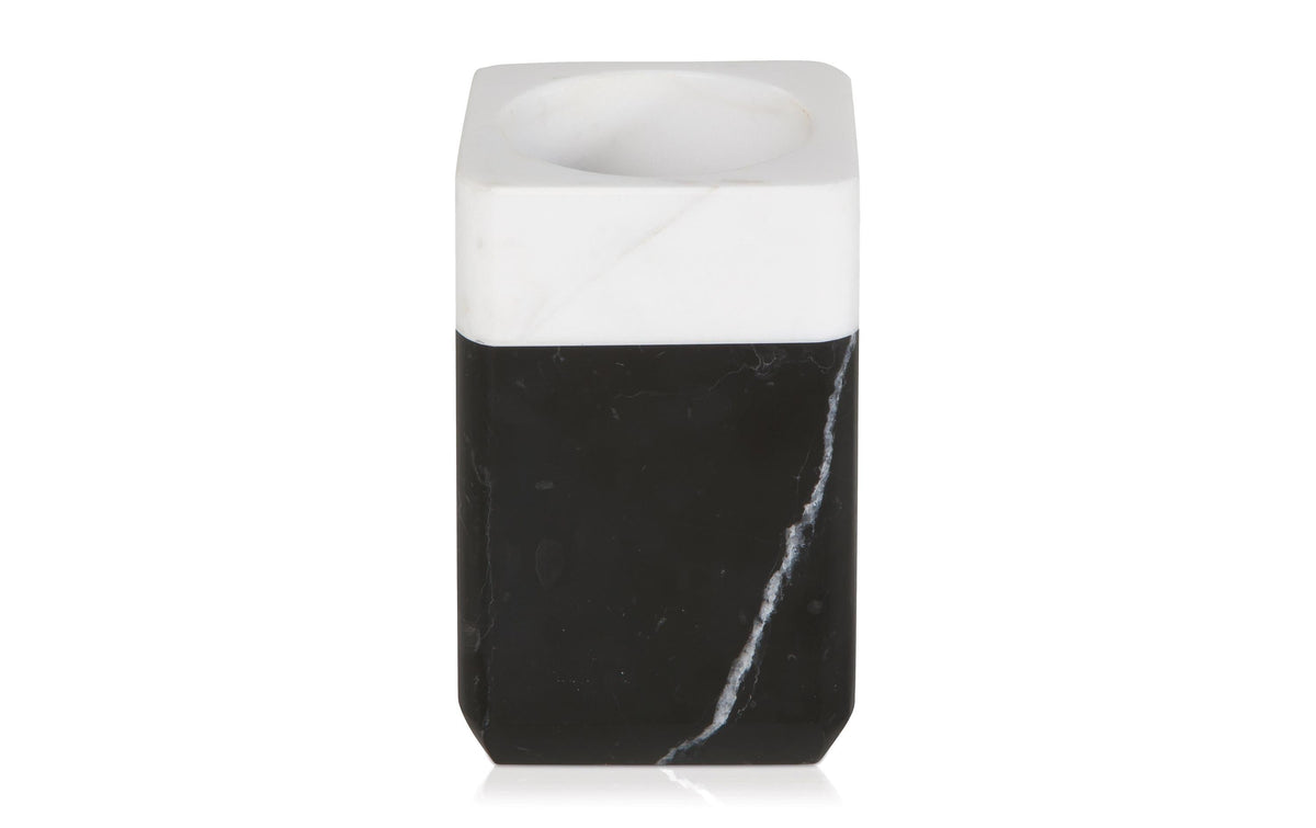 Möve Zahnbürstenhalter Black & White Schwarz/Weiss