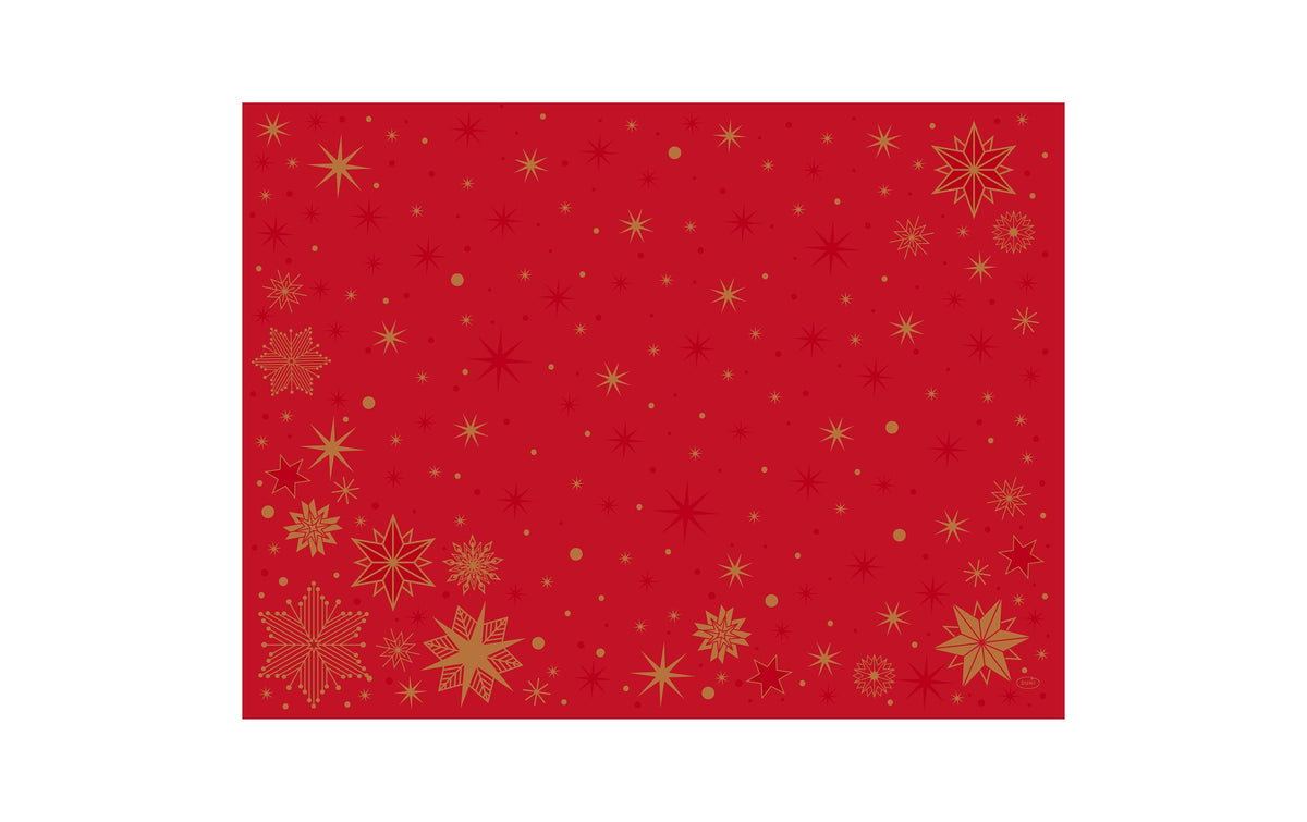 Duni Bio D. Tischset Stargazing Red 30x40cm, 100 Stk.