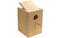 Bewo Wellensittich-Nistkasten stehend Holz 13 x 14 cm H 19 cm
