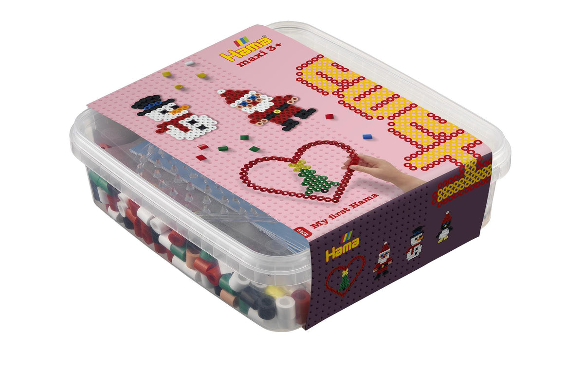 Hama Perlen Box Weihnachten Maxi, Kunststoff
