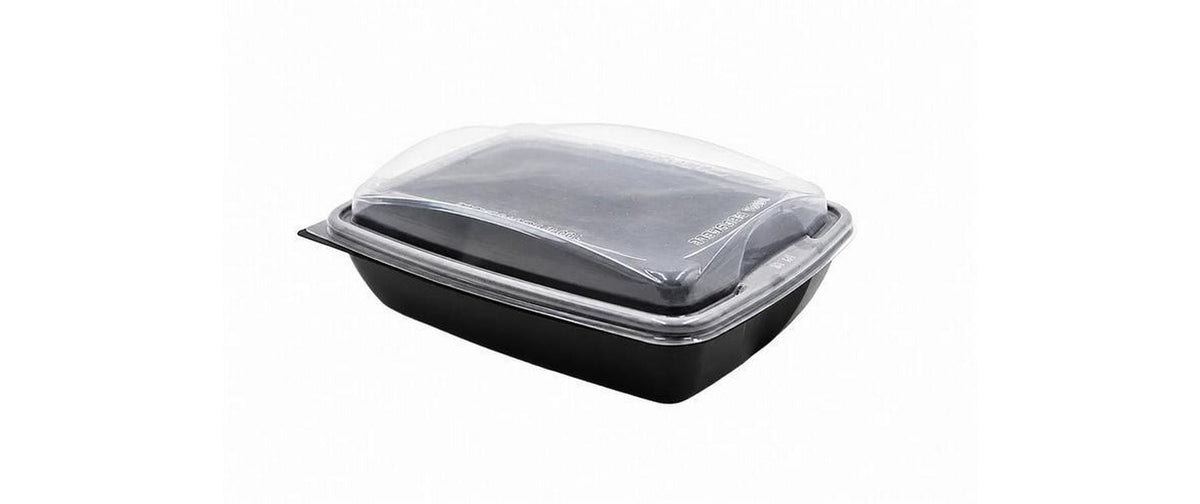 Verpackungsschale PP  mit Deckel 750ml 30 Stück, 195x145x65mm