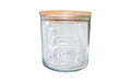 Wunderle Glasdose Hochzeit H 10,7cm, D 10,5cm, 530ml Volumen