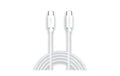 LMP USB Lade und Datenkabel PLUS C-C 0.5M weiss, 240W, 48V, 5A, PD3.1