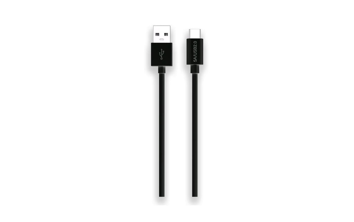 LMP USB Lade und Datenkabel A - C 0.5M schwarz, 36W Android, 7.5W iOS
